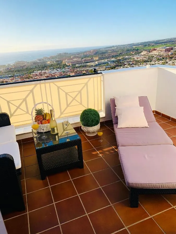 Feriehus Duplex Penthouse Panoramic Del Atlantico Villa Costa Adeje  Spanien